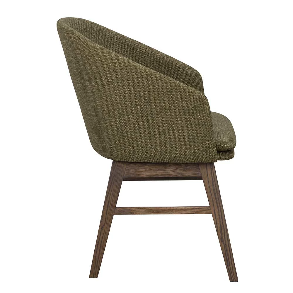 Grüner Armlehnenstuhl Halbrund - Ohio (2er Set) - Image 3