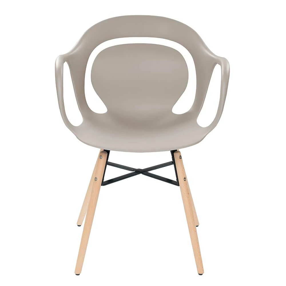 Günstiger Design Schalenstuhl in Beige - Ligurian (4er Set) Günstiger Design Schalenstuhl In Beige - Ligurian (4er Set) -Dariana shop guenstiger design schalenstuhl in beige kunststoff mit holz ligurian 01
