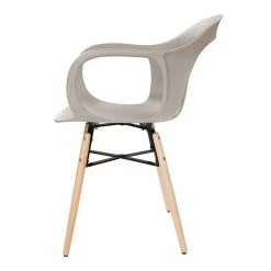 Günstiger Design Schalenstuhl In Beige - Ligurian (4er Set) 5 Günstiger Design Schalenstuhl In Beige - Ligurian (4er Set) -Dariana shop guenstiger design schalenstuhl in beige kunststoff mit holz ligurian 03