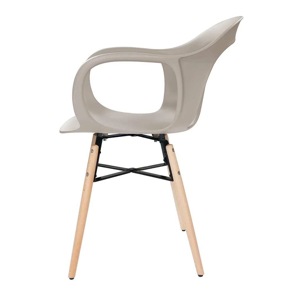 Günstiger Design Schalenstuhl in Beige - Ligurian (4er Set) Günstiger Design Schalenstuhl In Beige - Ligurian (4er Set) -Dariana shop guenstiger design schalenstuhl in beige kunststoff mit holz ligurian 03