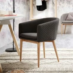 Halbrunder Polsterstuhl Mit Armlehnen Jennva In Dunkelgrau 7 Halbrunder Polsterstuhl Mit Armlehnen Jennva In Dunkelgrau -Dariana shop halbrunder polsterstuhl mit armlehnen in dunkelgrau jennva 06