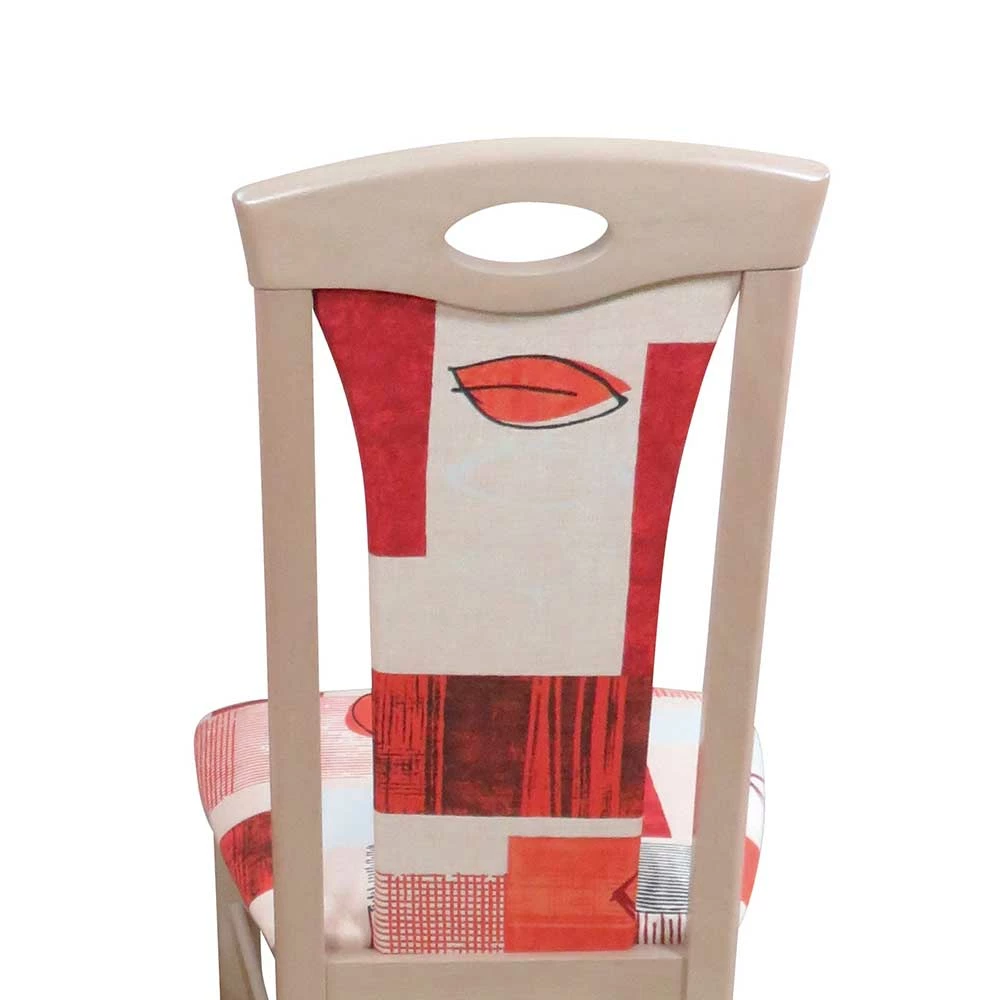 Helle Küchenstühle in Buche Tanja & Rot gemustert (2er Set) Helle Küchenstühle In Buche Tanja & Rot Gemustert (2er Set) -Dariana shop helle kuechenstuehle in buche rot gemustert tanja 03