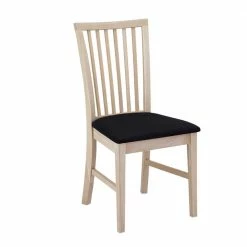 Heller Eiche Stuhl Mit Polstersitz - Bihar (2er Set)