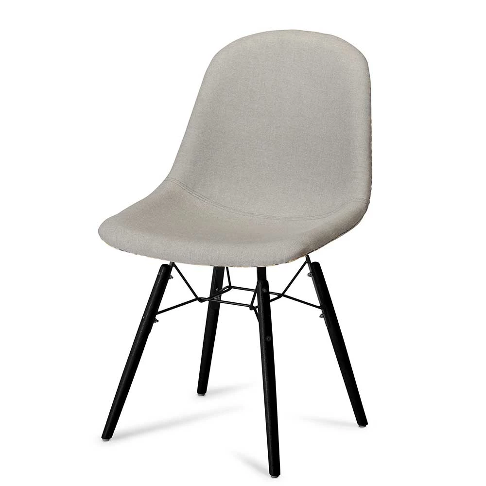 Hellgraue Designstühle Mit Blumen - Ellos (2er Set) - Image 4