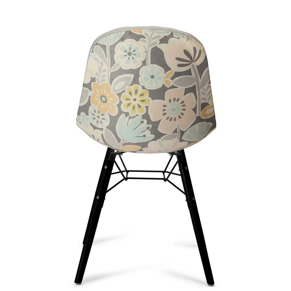 Hellgraue Designstühle Mit Blumen - Ellos (2er Set) - Image 5