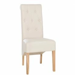 Hochlehner Enna Aus Weißem Kunstleder (2er Set)