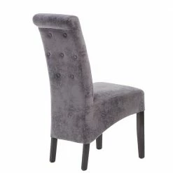 Hochlehner Dexter In Grau (2er Set) 4 Hochlehner Dexter In Grau (2er Set) -Dariana shop hochlehner in grau mit buche massivholz fuessen dexter 02