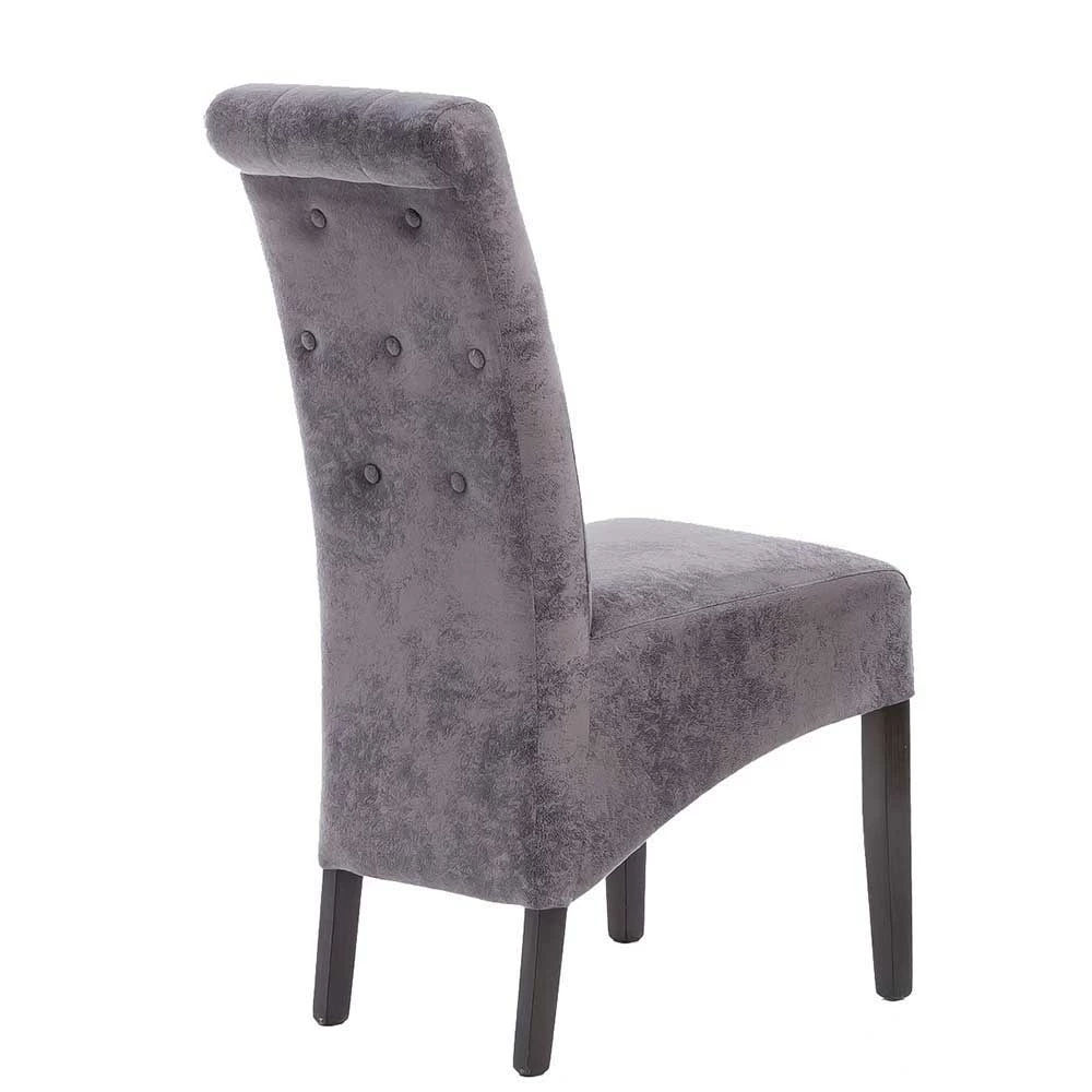 Hochlehner Dexter in Grau (2er Set) Hochlehner Dexter In Grau (2er Set) -Dariana shop hochlehner in grau mit buche massivholz fuessen