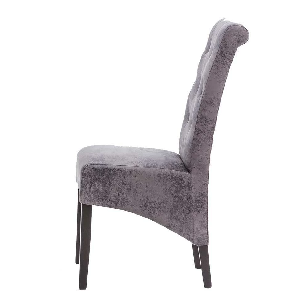 Hochlehner Dexter in Grau (2er Set) Hochlehner Dexter In Grau (2er Set) -Dariana shop hochlehner in grau mit buche massivholz fuessen