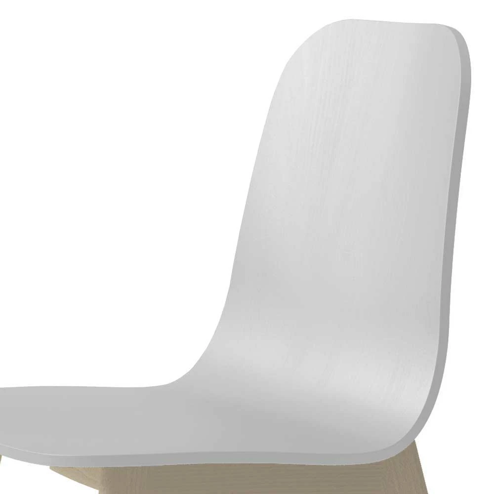 Hochwertiger Holz Stuhl In Weiß - Razmon - Image 3