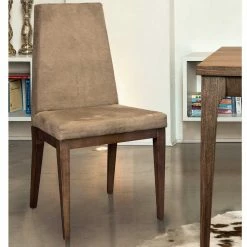 Hochwertiger Polsterstuhl Mit Massivholzgestell - Carissina