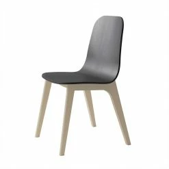 Holz Küchenstuhl In Schwarz - Lanceys