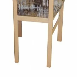 Holz Stuhl Für Esszimmer Karoline Mit Musterstoff Braun Beige (2er Set) -Dariana shop holz stuhl fuer esszimmer mit musterstoff braun beige karoline 05