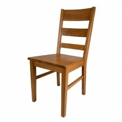 Holzstühle Aus Wildeiche Lackiert - Megito (2er Set)