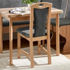 Holzstühle Mit Polsterung - Ruberta (2er Set) 10 Holzstühle Mit Polsterung - Ruberta (2er Set) -Dariana shop holzstuehle mit polsterung in grau klassisch modern ruberta 02