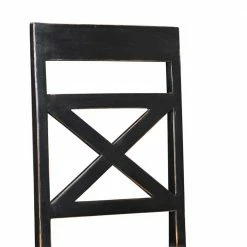 Holzstühle Sentiments In Schwarz (2er Set) 4 Holzstühle Sentiments In Schwarz (2er Set) -Dariana shop holzstuehle schwarz shabby chic sentiments 03