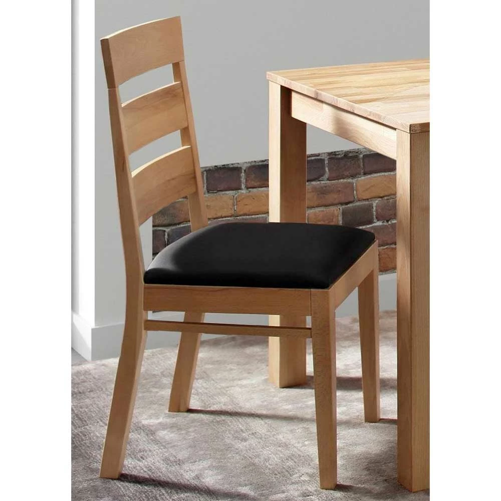 Kernbuche Stühle Mit Polstersitz - Calypso (2er Set) - Image 3