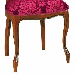 Klassischer Essstuhl In Dunkelrot - Vennezo 7 Klassischer Essstuhl In Dunkelrot - Vennezo -Dariana shop klassischer essstuhl in dunkelrot und nussbaum barock design vennezo 05