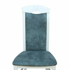 Klassischer Esszimmerstuhl In Weiß Latinossa & Vintage Blau Grau (2er Set) -Dariana shop klassischer esszimmerstuhl in weiss vintage blau grau latinossa 02