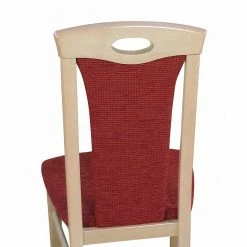 Klassischer Küchenstuhl Mit Polsterung Rot Leserias & Buchenholz (2er Set) -Dariana shop klassischer kuechenstuhl mit polsterung rot buchenholz leserias 02