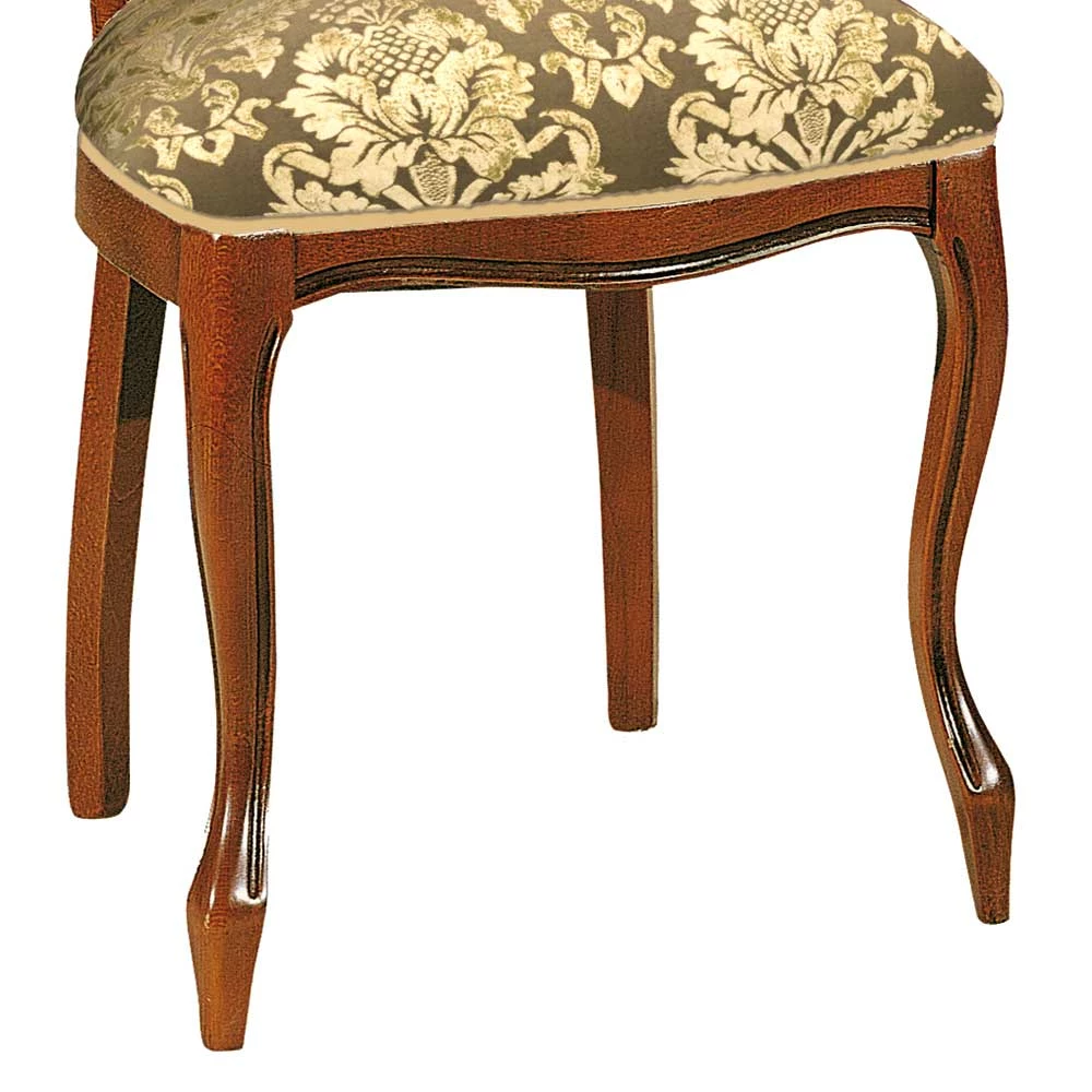 Klassischer Polsterstuhl Aus Massivholz & Webstoff - Vennezo - Image 5