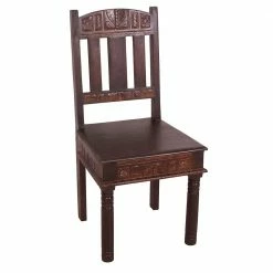 Kolonialstil Stuhl Aus Recyclingholz - Solapura (2er Set) -Dariana shop kolonialstil stuhl aus recyclingholz teak mit schnitzerei solapura 02