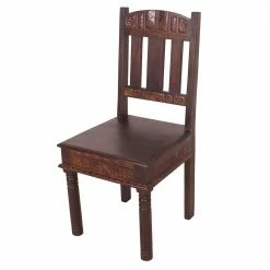 Kolonialstil Stuhl Aus Recyclingholz - Solapura (2er Set)