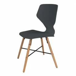 Küche Schalenstühle In Schwarz - Roswito (4er Set)