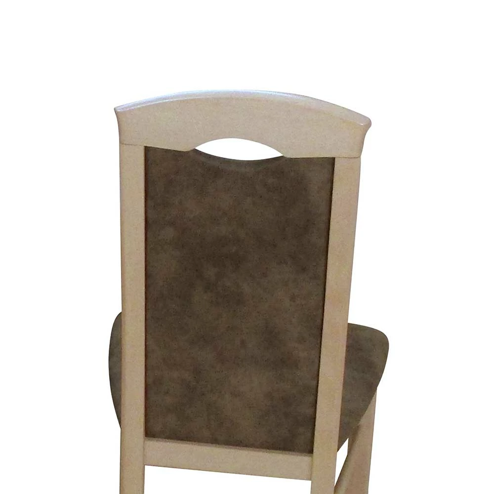 Küchenstuhl in Vintage Braun Microfaser Foskany & Buchefarben (2er Set) Küchenstuhl In Vintage Braun Microfaser Foskany & Buchefarben (2er Set) -Dariana shop kuechenstuhl in vintage braun microfaser buchefarben foskany 03