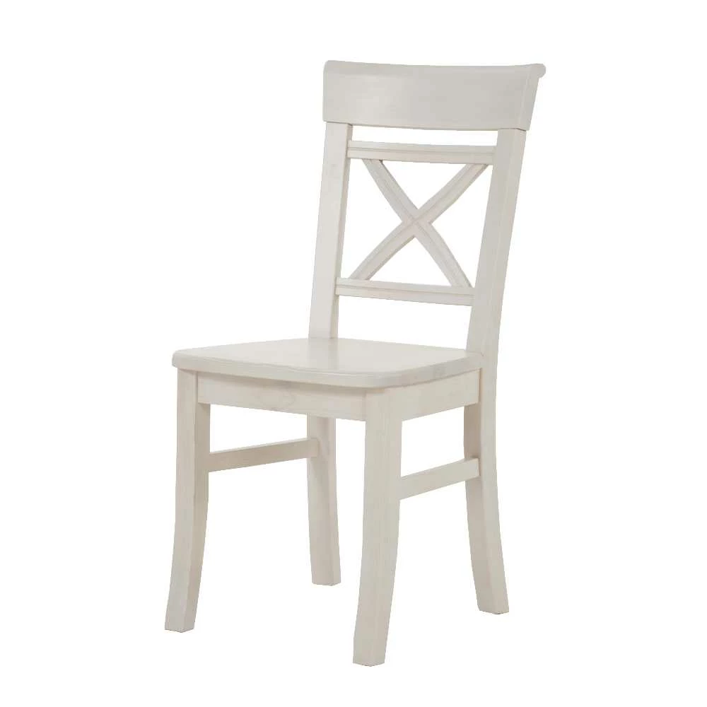 Küchenstuhl Onesti in Weiß (2er Set) Küchenstuhl Onesti In Weiß (2er Set) -Dariana shop kuechenstuhl weiss kiefer massivholz onesti f