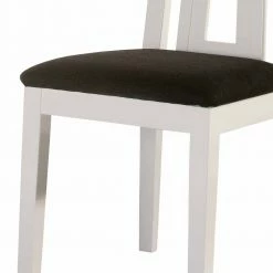 Küchenstuhl Ruvenz In Weiß Und Schwarz (2er Set) -Dariana shop kuechenstuhl weiss und schwarz massivholz und webstoff ruvenz 03