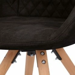 Kunstleder Armlehnstühle In Anthrazit - Rocca (2er Set) 7 Kunstleder Armlehnstühle In Anthrazit - Rocca (2er Set) -Dariana shop kunstleder armlehnstuehle in anthrazit mit holzgestell rocca 05