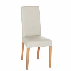 Kunstleder Hochlehner In Creme - Lician (2er Set)