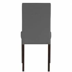 Kunstleder Stühle In Grau Mit Wenge - Burina (2er Set) -Dariana shop kunstleder stuehle in grau mit wenge kiefer massivholz burina 04