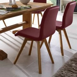 Kunstleder Stuhl Finiossa Mit Polsterung -Dariana shop kunstleder stuhl polsterung dunkelrot finiossa 04