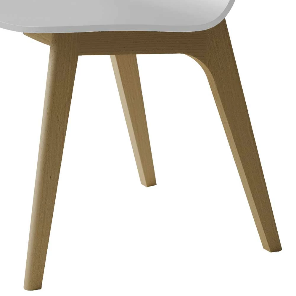 Lackierter Holzstuhl in modernem Design - Dirava Lackierter Holzstuhl In Modernem Design - Dirava -Dariana shop lackierter holzstuhl in modernem design weiss buche dunkel dirava 03