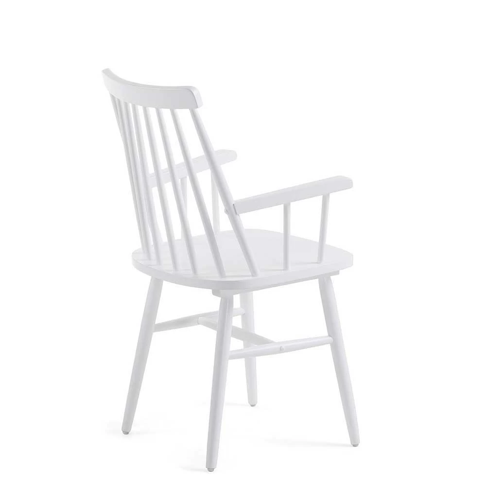 Landhaus Armlehnstuhl Aus Holz - Buhama (2er Set) - Image 4