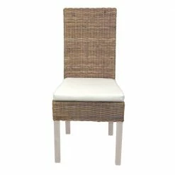 Landhaus Geflechtstuhl Aus Rattan - Dane (2er Set)