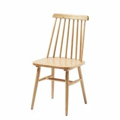 Landhaus Holzstuhl In Naturfarben - Fabyen (2er Set)