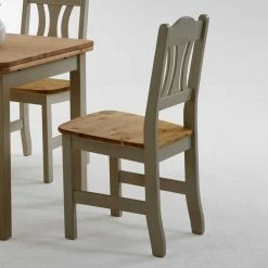 Massivholz Esszimmerstuhl Seramya In Grau (2er Set) -Dariana shop massivholz esszimmerstuhl grau landhaus seramya 05