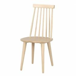 Massivholz Stühle Jarana In White Wash Lackiert (4er Set)