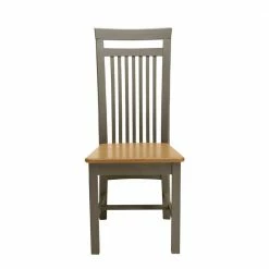 Massivholzstuhl Ziamora In Grau (2er Set)