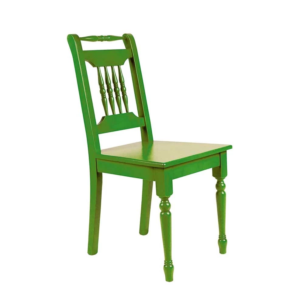 Massivholzstuhl Chene In Grün