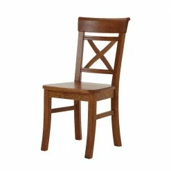 Massivholzstuhl Bistrita In Bernsteinfarben (2er Set)