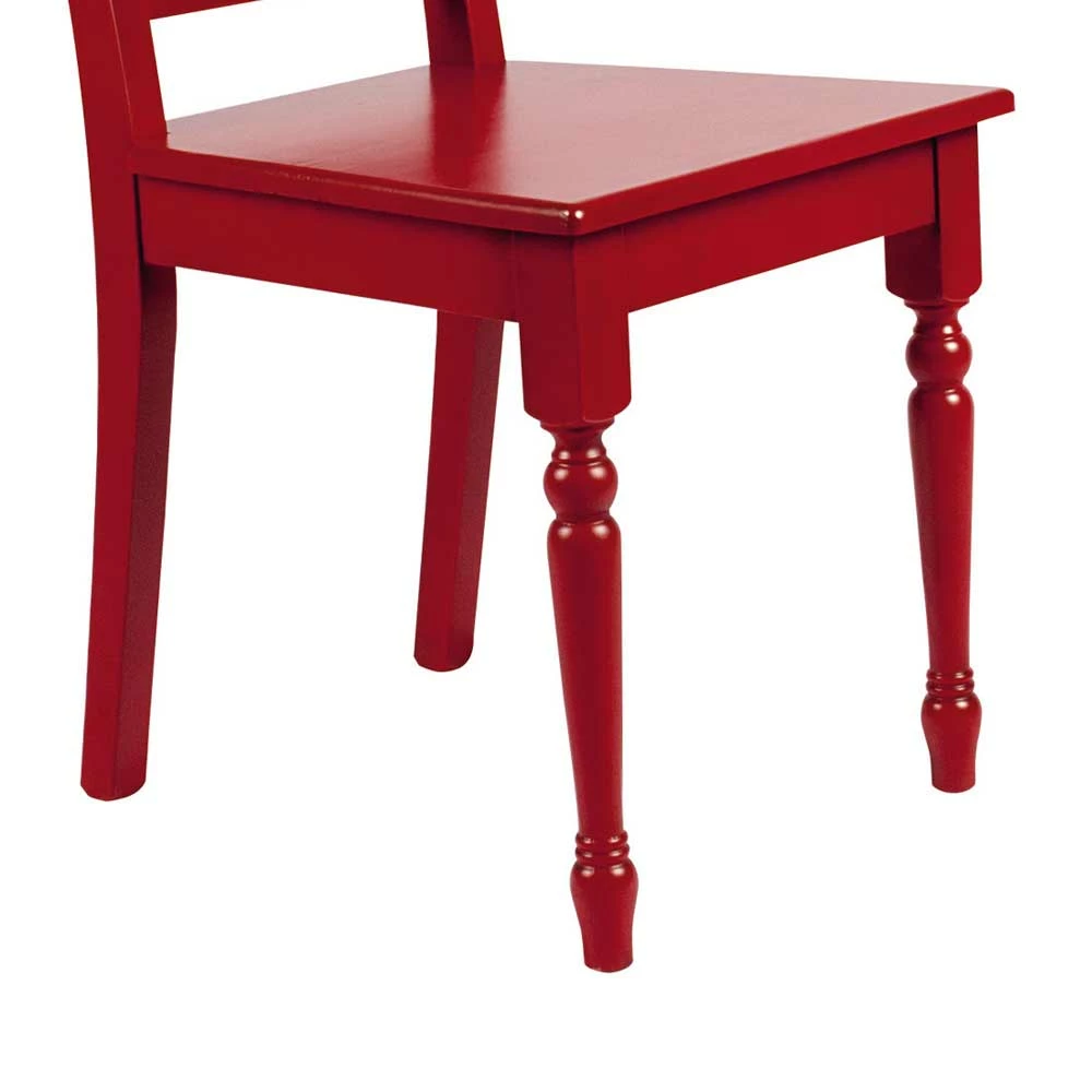 Massivholzstuhl Anguro In Rot - Image 3