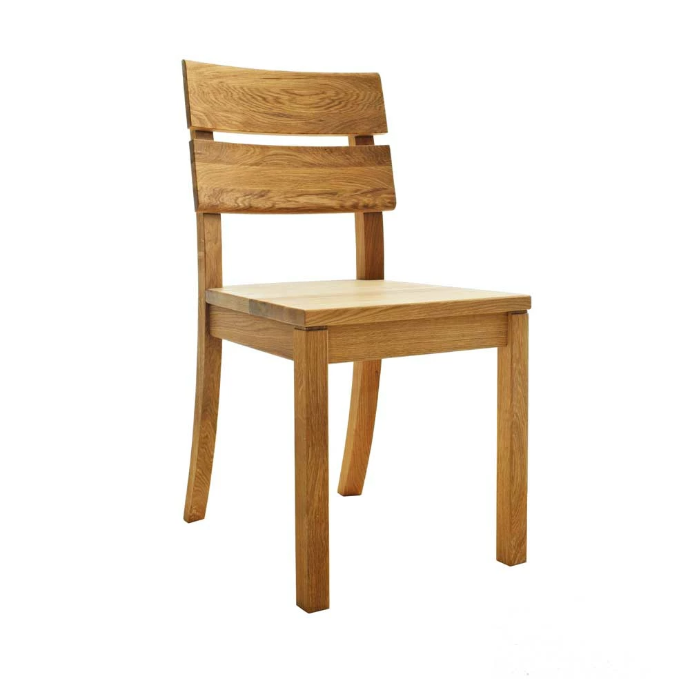Massivholzstuhl Lessina Aus Wildeiche Geölt