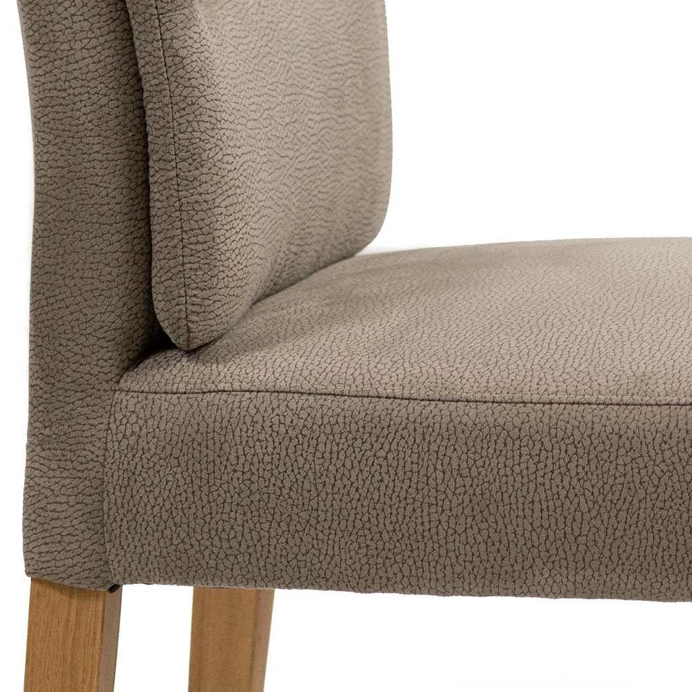 Microfaser Küchenstuhl In Taupe - Vrunda 8 Microfaser Küchenstuhl In Taupe - Vrunda – Bild 6