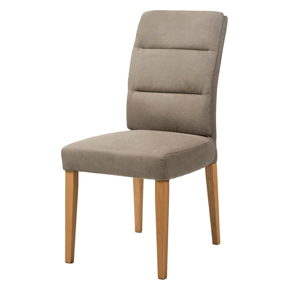 Microfaser Küchenstuhl In Taupe - Vrunda 3 Microfaser Küchenstuhl In Taupe - Vrunda