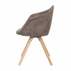 Moderner Esstisch Sessel In Taupe - Gozos (2er Set) 5 Moderner Esstisch Sessel In Taupe - Gozos (2er Set) -Dariana shop moderner esstisch sessel in taupe kunstleder mit buche gozos 03