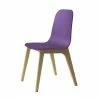 Moderner Esszimmerstuhl In Lila & Buche - Bevania